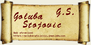 Goluba Stojović vizit kartica